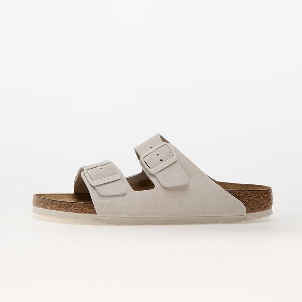 Birkenstock Sneakers Birkenstock Arizona Suede Leather Antique White EUR 39