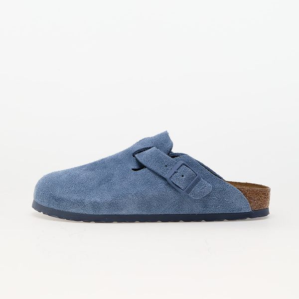 Birkenstock Sneakers Birkenstock Boston Birko-Floor Soft Suede Leather Elemental Blue EUR 40