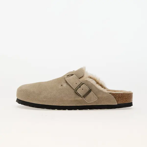 Birkenstock Sneakers Birkenstock Boston Shearling Suede Leather/Fur Taupe EUR 41