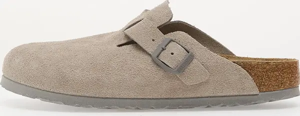 Birkenstock Sneakers Birkenstock Boston Soft Footbed Suede Leather Unisex Stone Coin EUR 36