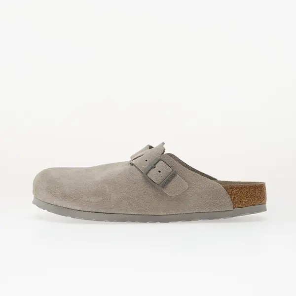 Birkenstock Sneakers Birkenstock Boston Soft Footbed Suede Leather Unisex Stone Coin EUR 41