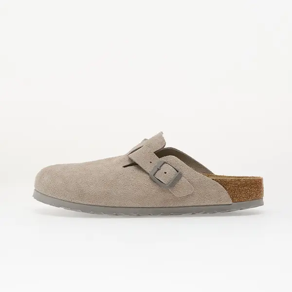 Birkenstock Sneakers Birkenstock Boston Soft Footbed Suede Leather Unisex Stone Coin EUR 41
