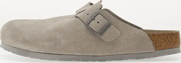Birkenstock Sneakers Birkenstock Boston Soft Footbed Suede Leather Unisex Stone Coin EUR 43