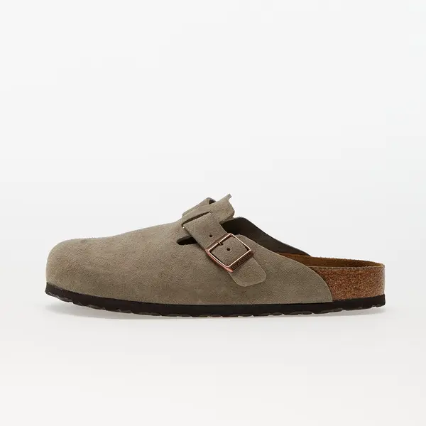 Birkenstock Sneakers Birkenstock Boston Soft Fotbed Velvet Leather Taupe EUR 44