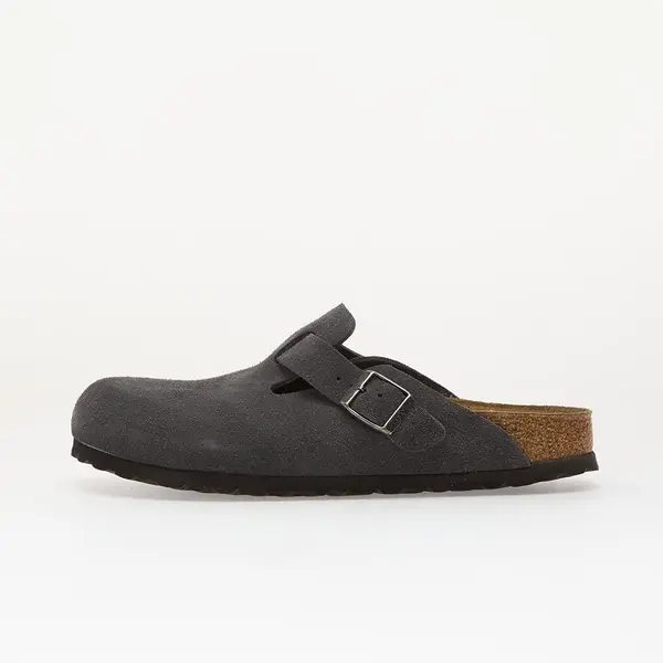 Birkenstock Sneakers Birkenstock Boston Suede Leather Charcoal EUR 41