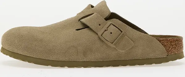 Birkenstock Sneakers Birkenstock Boston Suede Leather Faded Khaki EUR 36