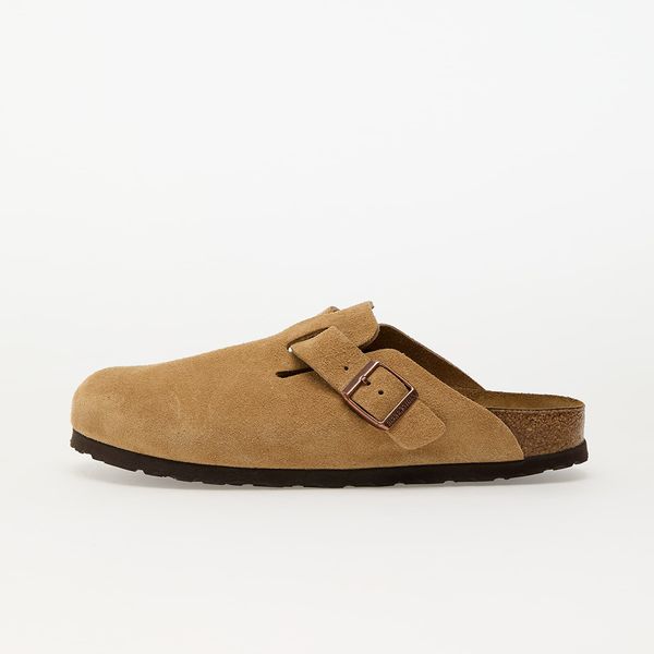 Birkenstock Sneakers Birkenstock Boston Suede Leather Latte Cream EUR 36