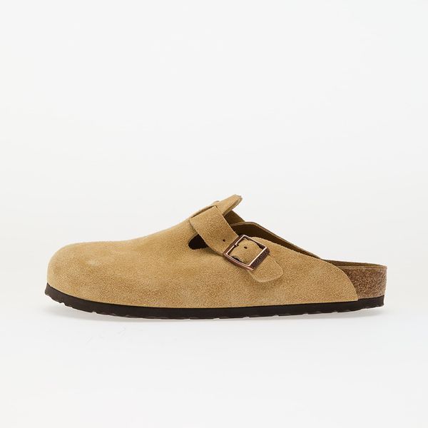 Birkenstock Sneakers Birkenstock Boston Suede Leather Latte Cream EUR 41