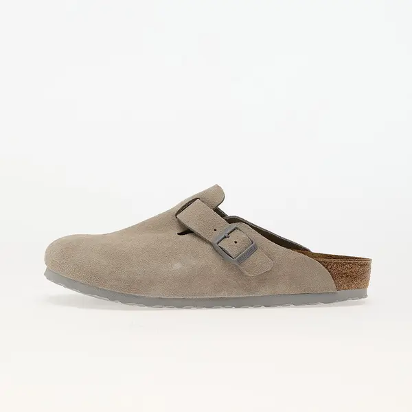 Birkenstock Sneakers Birkenstock Boston Suede Leather Stone Coin EUR 38