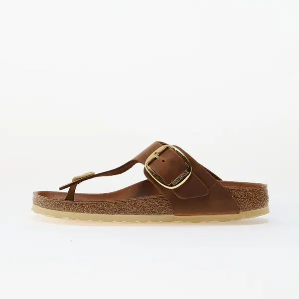 Birkenstock Sneakers Birkenstock Gizeh Big Buckle Natural Leather Oiled Cognac EUR 37
