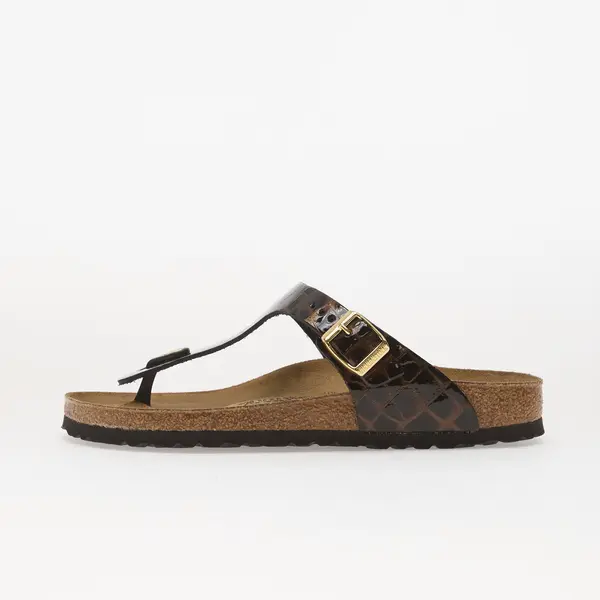 Birkenstock Sneakers Birkenstock Gizeh LEN Emboss Leather Black EUR 37
