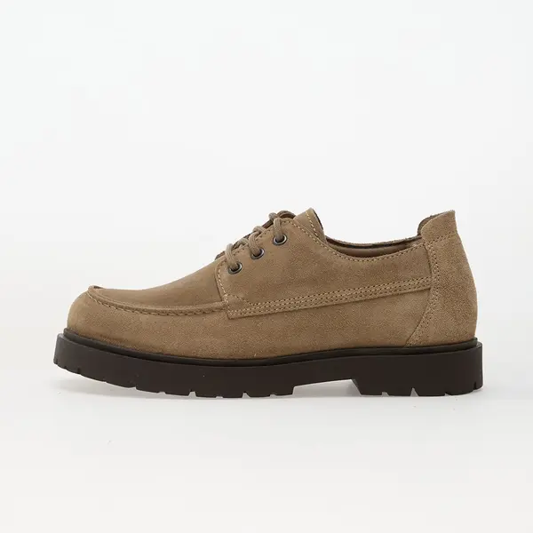 Birkenstock Sneakers Birkenstock Highwood Moc Lace Low Suede Leather Gray Taupe EUR 37