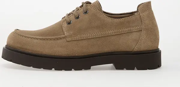 Birkenstock Sneakers Birkenstock Highwood Moc Lace Low Suede Leather Gray Taupe EUR 39