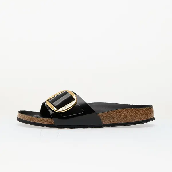 Birkenstock Sneakers Birkenstock Madrid Big Buckle Natural Leather Patent Nappa Glamour EUR 37