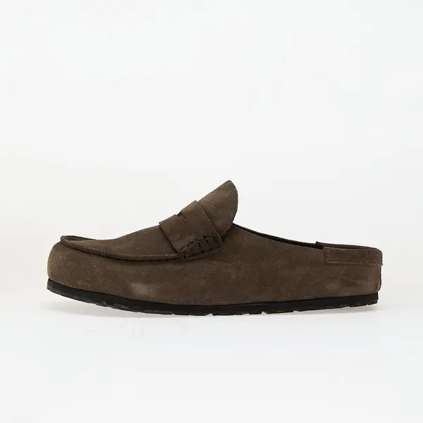 Birkenstock Sneakers Birkenstock Naples Wrapped Suede Leather Concrete Gray EUR 43