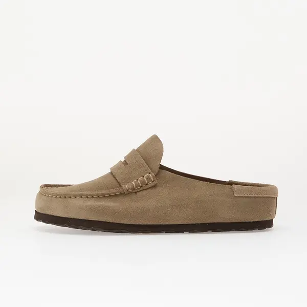 Birkenstock Sneakers Birkenstock Naples Wrapped Suede Leather Unisex Taupe EUR 39