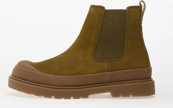 Birkenstock Sneakers Birkenstock Prescott Slip On Natural Leather Oiled Pine Green EUR 42