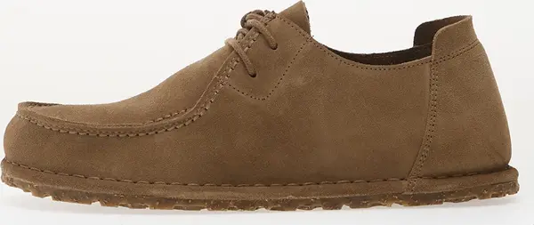 Birkenstock Sneakers Birkenstock Utti Lace Suede Leather Unisex Gray Taupe EUR 39