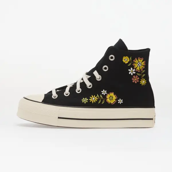 Converse Sneakers Chuck Taylor All Star Lift Embroidered Flowers - Converse Black/ Egret/ Bright Outlook EUR 35