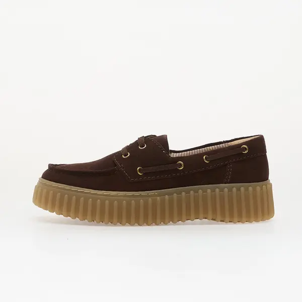Clarks Sneakers Clarks Torhill Boat Dark Brown Suede EUR 36