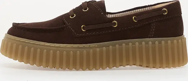 Clarks Sneakers Clarks Torhill Boat Dark Brown Suede EUR 41