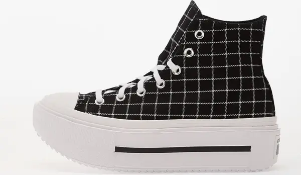 Converse Sneakers Converse Chuck Taylor All Star Lift Double Stack Platform Plaid Hi Black/ White/ Black EUR 37.5