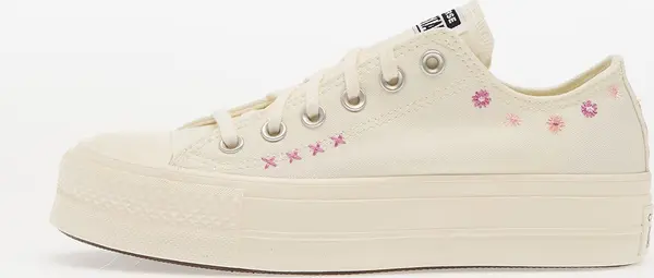 Converse Sneakers Converse Chuck Taylor All Star Lift Floral Embroidery Low Top Egret/ Sugar Berry/ Cactus Bud EUR 35