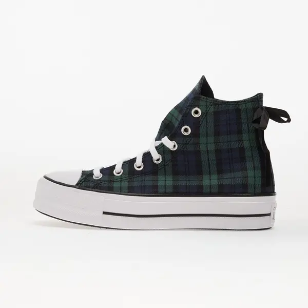 Converse Sneakers Converse Chuck Taylor All Star Lift Platform Plaid Hi Navy/ Black/ White EUR 37
