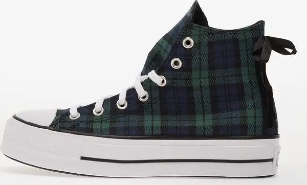 Converse Sneakers Converse Chuck Taylor All Star Lift Platform Plaid Hi Navy/ Black/ White EUR 40