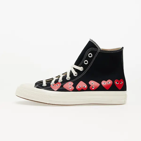 Comme des Garçons PLAY Sneakers Converse x Comme des Garçons PLAY Chuck 70 Hi Multi Heart Black/ Hi Risk Red/ Egret EUR 42