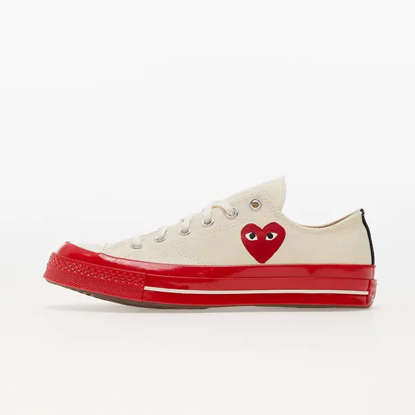 Comme des Garçons PLAY Sneakers Converse x Comme des Garçons PLAY Chuck Taylor 70 Low Top Red Sole White EUR 41.5