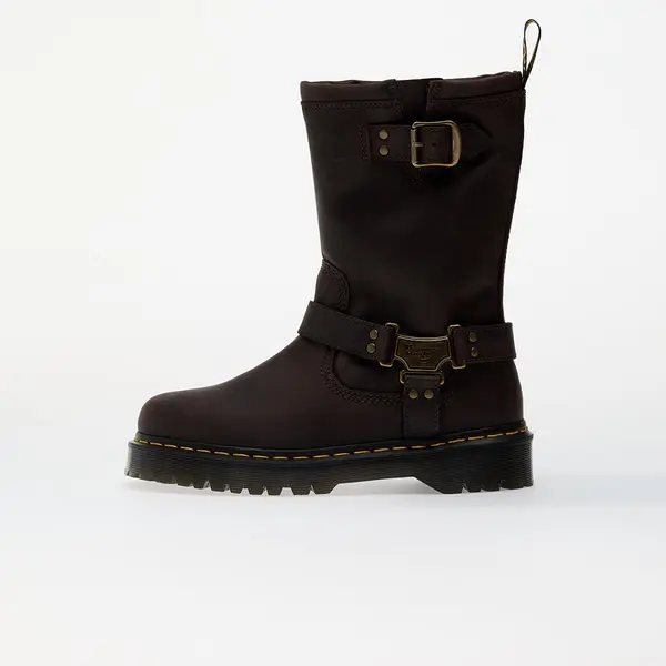 Dr. Martens Sneakers Dr. Martens Anistone Hi Dark Brown Burnished Waxy Pull Up EUR 37