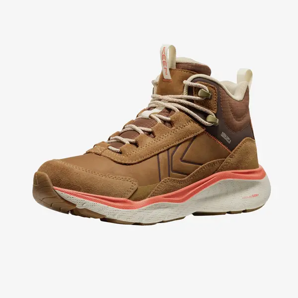 KEEN Sneakers KEEN Leiki Leather Mid Wp Women Chipmunk/ Birch EUR 39