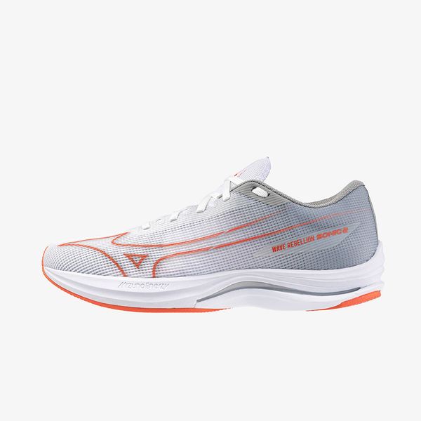 Mizuno Sneakers Mizuno Wave Rebellion Sonic 2 White/ Hot Coral/ Harbor Mist EUR 40.5