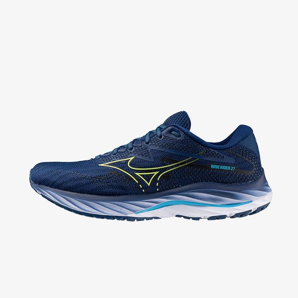 Mizuno Sneakers Mizuno Wave Rider 27 Navy Peony/ Sharp Green/ Swim Ca EUR 42.5