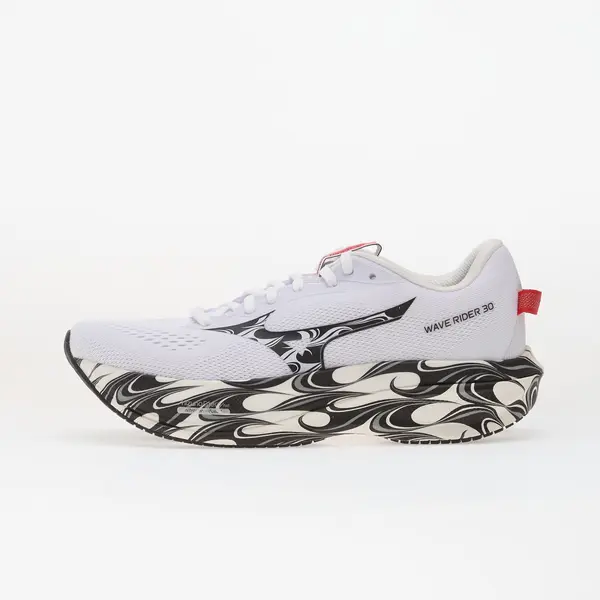Mizuno Sneakers Mizuno WAVE RIDER 30 Disclosure White/ Black/ High Risk Red EUR 46.5
