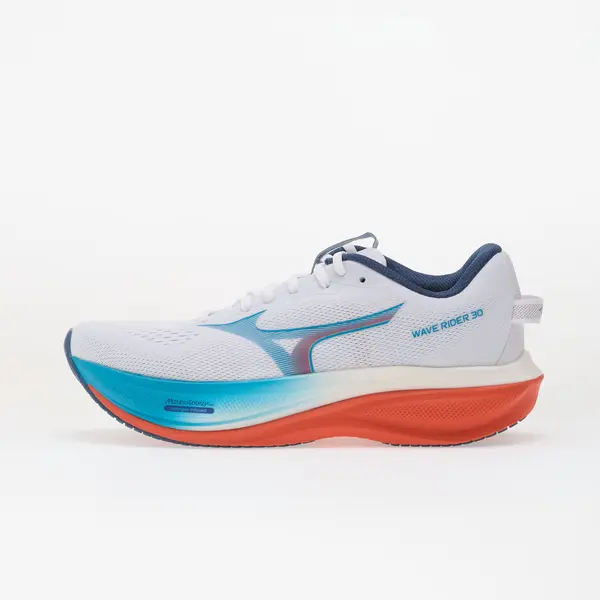 Mizuno Sneakers Mizuno WAVE RIDER 30 White/ Blue Jewel/ Orange EUR 44.5