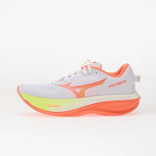 Mizuno Sneakers Mizuno WAVE RIDER 30 White/ Flamingo Coral/ Lime Pulp EUR 39