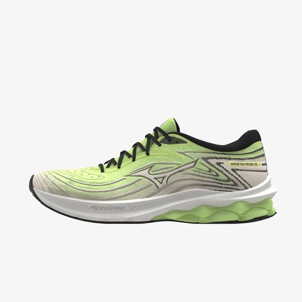 Mizuno Sneakers Mizuno Wave Skyrise 5 Neo Lime/ Black/ Pristine EUR 45