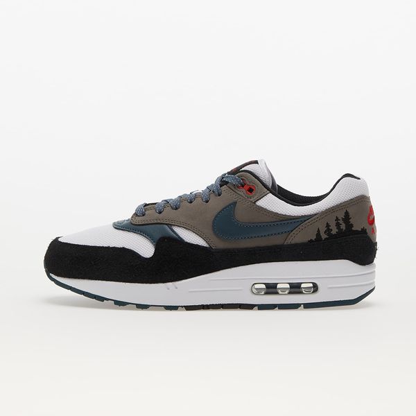 Nike Sneakers Nike Air Max 1 Premium White/ Slate Blue-Black-Soft Grey EUR 38