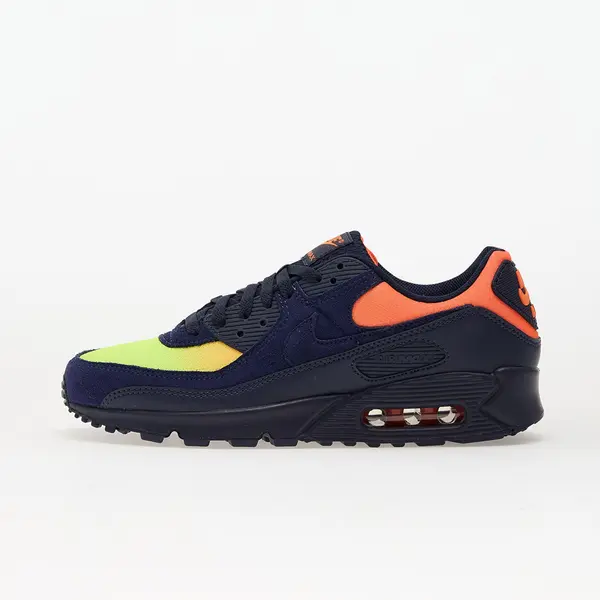 Nike Sneakers Nike Air Max 90 Lemon Venom/ Blackened Blue-Hyper Crimson-Laser Orange EUR 39