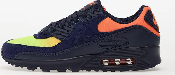 Nike Sneakers Nike Air Max 90 Lemon Venom/ Blackened Blue-Hyper Crimson-Laser Orange EUR 41