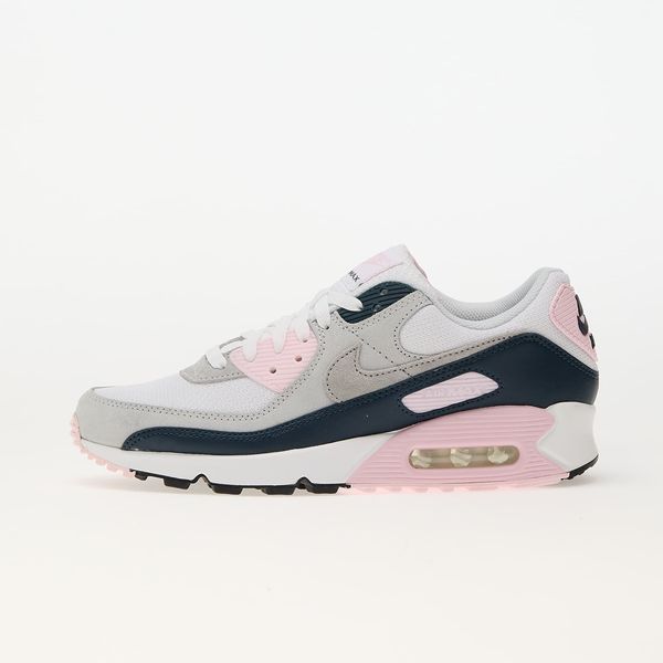 Nike Sneakers Nike Air Max 90 White/ Wolf Grey-Pink Foam -Armory Navy EUR 42