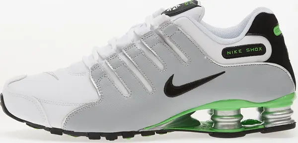 Nike Sneakers Nike Shox Nz White/ Black-Metallic Silver-Green Pulse EUR 40.5