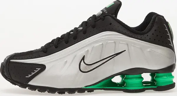 Nike Sneakers Nike Shox R4 Mtlc Silver/ Mtlc Silver-Black-Green Shock EUR 45