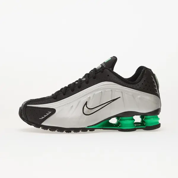 Nike Sneakers Nike Shox R4 Mtlc Silver/ Mtlc Silver-Black-Green Shock EUR 45