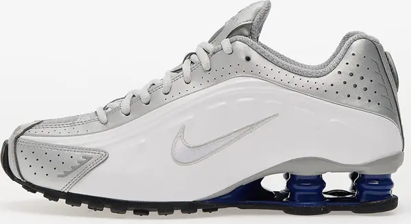 Nike Sneakers Nike Shox R4 White/ White-Mtlc Silver-Deep Royal Blue-Black EUR 44.5