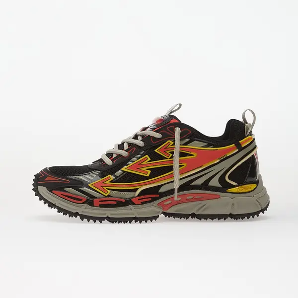 Off-White Sneakers Off-White M Be Right Back Mesh Black/ Coral Red EUR 46