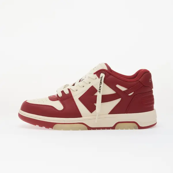 Off-White Sneakers Off-White M-Out Of Office Calf Lea-002 Off White - Coral Red EUR 44