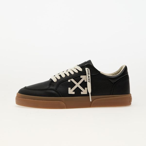 Off-White Sneakers Off-White New Low Vulcanized Leather Black Ivory EUR 41